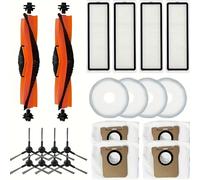 Piezas de Repuesto para Xiaomi Robot Vacuum X20 Pro / X20 Max / D102GL / D109GL: Cepillo Principal, Filtro HEPA, de Trapeador y Bolsa de Polvo