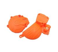 Piezas de Repuesto para Yamaha DT230 Protector De Encendido De Motocicleta Protector De Embrague Cubierta Bomba De Agua Piezas modificación(Orange Set)