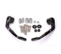 Piezas de Repuesto para Yamaha YZF R1 R3 R6 R15 R25 R7 R125 Universal Motocicleta CNC Aluminio Manillar Protector De Palancas Piezas modificación(Negro)