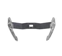 Piezas de Repuesto por K&awasaki para Ninja500 para Ninja 500 Z500 Moto Asa Trasera del Pasajero Reposabrazos Trasero Soporte De Barra De Agarre Piezas modificación(Double Color Grey)