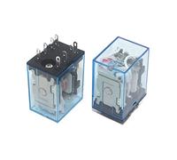 Piezas de repuesto Relé MY2P HH52P MY2NJ Bobina relé General DPDT Micro Mini interruptor electromagnético con LED AC 110V 220V DC 12V 24V 36V 380V(AC12V)