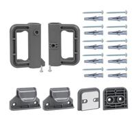 Piezas de Repuesto retráctiles Extra Anchas para Puerta de bebé, Puerta retráctil de Malla para Mascotas, Juego Completo de Montaje en Pared, Accesorios de Puerta retráctil, Accesorios para Puerta de