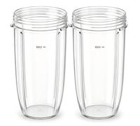 Piezas de repuesto vasos mezcladores de 32 oz (2 paquetes) de repuesto para batidora NutriBullet de 600 W y 900 W