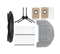 Piezas de Soporte paño fregona Cepillo Lateral Principal compatibles con aspiradora Xiaomi Viomi S9 2 en 1 Caja Polvo Tanque Agua Accesorios filtros Hepa(Set15)