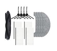 Piezas de Soporte paño fregona Cepillo Lateral Principal compatibles con aspiradora Xiaomi Viomi S9 2 en 1 Caja Polvo Tanque Agua Accesorios filtros Hepa(Set18)
