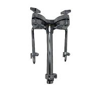 Piezas de tambor de Metal de doble soporte, piezas de repuesto for instrumentos, soporte de montaje de brazo resistente for juego de bombo for pieza de repuesto de tambor Tom