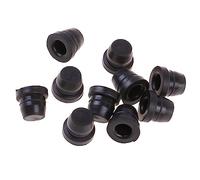 Piezas de Tornillo 10 Uds Motocicleta Scooter Bicicleta Freno Superior Inferior Bomba Calibre Escape Tornillo Cubierta Goma Disco Tapa