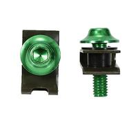 Piezas de Tornillo 10 Unids/Lote M5 5mm, Pernos De Carenado para Motocicleta Y Coche, Clips Sujeción, Tornillo Carcasa Automática, Aluminio, Tuercas Resorte(Vert)
