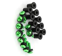 Piezas de Tornillo M4 * 16 Deflectores De Parabrisas Kits Pernos Kit Carenado Motocicleta para Ducati Panigale 899 2013-2015 959 2016-2019 1199 2011-2014 1299 2015-2019(Vert)