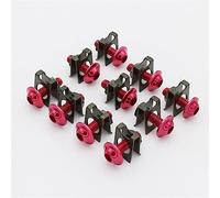Piezas de Tornillo Motocicleta 6mm M6 Carenado Sujetador Clips Tornillos Resorte Tuerca Perno para BMW R1200RT SE R1200S R1200ST S1000R S1000RR S1000 RR(Rosso)