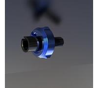 Piezas de Tornillo Motocicleta para Honda XLV 600 650 700 TRANSALP XL600V XL650V XL700V XLV600 M8 * 1,25/M10,5 Tornillo De Ajuste Cable Embrague Universal(Blue 8mm)