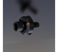 Piezas de Tornillo Motocicleta para Honda XLV 600 650 700 TRANSALP XL600V XL650V XL700V XLV600 M8 * 1,25/M10,5 Tornillo De Ajuste Cable Embrague Universal(Black 8mm)