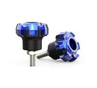 Piezas de Tornillo Pernos De Motocicleta M6, Cubierta Tapa Tornillo ABS Universal M6x26,5mm para Poste Asiento Placa Matrícula Bicicleta Montaña(BLU)