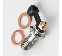 Piezas de Tornillo Pezón De Tornillo Purga M10X1.0MM/1,25 MM para Honda para 304 Perno Pinza Freno Motocicleta Acero Inoxidable(1.25A)