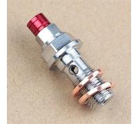 Piezas de Tornillo Pinza De Freno Cilindro Maestro 10mm M10x1.25mm M10 X1.0mm Tornillo Purga Aleación Aluminio para Kawasaki(Red 1.0)