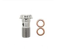 Piezas de Tornillo Pinza De Freno para Motocicleta para para Suzuki, Tornillo Purga, Pezón M10X1.0MM/1,25 MM, Acero Inoxidable 304(G 1 Set)