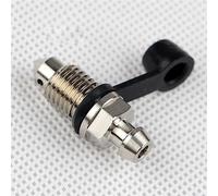 Piezas de Tornillo Pinza De Freno Tornillo Drenaje Aceite M10 P1.0/1,25mm con Punta Boquilla, Bomba Superior Disco, Tapa Acero Inoxidable, 1 Uds(Silver-1.25)