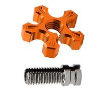 Piezas de Tornillo Tornillo De Ajuste Cable Embrague para Motocicleta M8 M10 * 1,25 para Yamaha XS750 XS850 XT600E XT660X XTZ660 XTZ750 XV1100 XTZ 660 750 XV 1100(Orange 10mm)