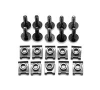 Piezas de Tornillo Tornillos De Carenado para Motocicleta, Clips Sujeción, Kit Pernos Tuerca Resorte Cuerpo para BMW C650Sport S1000 R F600GS F650GS F700GS F750GS(Nero)