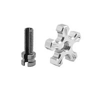 Piezas de Tornillo Tornillos Ranurados De Aluminio CNC para Motocicleta M10/M8 * 1,25, Ajustador Cable Embrague para Yamaha R25 R3 MT03 MT07 MT09 MT 03 07 09(Sliver 8mm)
