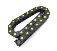 Piezas de transmisión de 1 metro, 20x57mm, Cable de cadena de arrastre con conectores de extremos for CNC maquina enrutadora, herramientas, línea de remolque(R100)