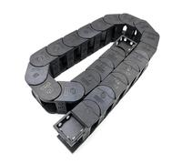 Piezas de transmisión de 1 metro, 30x50mm, Cable de cadena, Cable de arrastre con conectores de extremos for maquina enrutadora CNC, herramientas(R200)