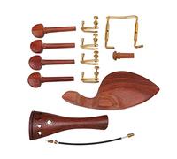 Piezas de Violín 4/4, Juego de Reposapiés de Pieza Trasera Resistente Al Desgaste Fácil de Instalar Textura Natural Multifuncional para el Cuidado de Instrumentos de Cuerda