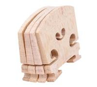 Piezas de violín de madera de arce, 4 soportes for cuerdas de arco puentes violín madera arce. for 4/4-3/4