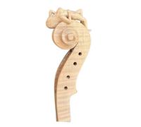 Piezas De Violín Violín 4/4 Con Clavijero Tallado A Mano De Arce Duro Natural Con Tallado De Animales(Carving)