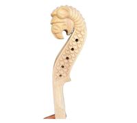 Piezas De Violín Violín 4/4 Con Clavijero Tallado A Mano De Arce Duro Natural Con Tallado De Animales(5 string S)
