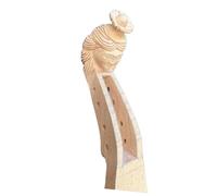 Piezas De Violín Violín 4/4 Con Clavijero Tallado A Mano De Arce Duro Natural Con Tallado De Animales(4 string S)