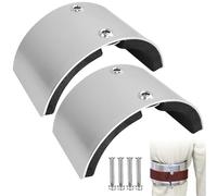 Piezas de zanco de aleación de aluminio: placas de pie curvas, juego de componentes para restaurar patas firmes, acolchado de espuma, flejes cómodos, caminar, enyesar | para