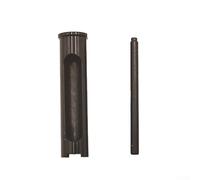 Piezas del carrete de la serie MAX4: manguito de eje giratorio y varilla de fijación de salida para modificación de rueda de caída de agua P4B4, aluminio Al (negro)