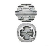 Piezas del compresor de aire, culata de aluminio fundido diseñadas para soportar cargas mecánicas (11)