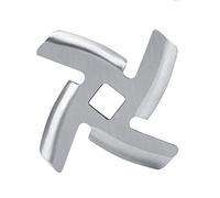 Piezas del Cortador de la Hoja de la Placa de la Picadora de la Trituradora de la Carne del Acero Inoxidable para la Picadora de Carne (46Mm) Herramientas de Las Aves de Corral de (Hoja pequeña de 46