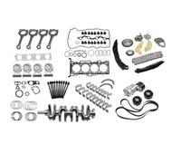 Piezas del Motor Reconstrucción Junta de revisión Kit de Cadena de distribución Pistón con Varilla Ajuste 2.4 L L4 Gas G4KJ Compatible con 2.4L L4 Gas 2.4 L T