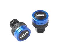 Piezas Del Retrovisor Para Derbi GPR Cross City Terra Senda Mulhacen Boulevard Tapones Para Orificios De Espejo(Blue)