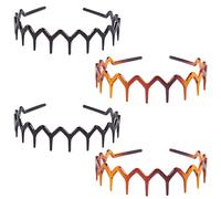 Piezas Diadema Pelo,4 PCS Diadema Antideslizante para Pelo Rizado y Liso Estilo Diademas Retro Diademas Maquillaje Diademas para Mujer y Niña Accesorio de Belleza para Uso Diario