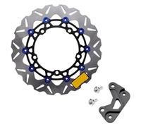 Piezas disco freno Discos De Freno Delanteros De Motocicleta Para Yamaha XMAX300 XMAX-300 De 300 Mm. Reemplazo De Rotores. Discos Frenos Para Motocicleta(Azul)