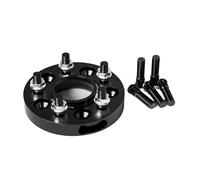 Piezas espaciador rueda Espaciador rueda forjado negro con centro cubo 2/4 piezas 5x114,3 CB66,1mm M12x1,25 placa brida para Nissan 15/20/25/30/35mm(Customize)