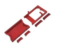 Piezas EspecíFicas RC For MN D90 D91 D96 For Mn98 99s 1/12 Tail Beam Steering Gear Compartment Shock Absorber Bracket RC Crawler Car Upgraded(Red)