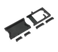 Piezas EspecíFicas RC For MN D90 D91 D96 For Mn98 99s 1/12 Tail Beam Steering Gear Compartment Shock Absorber Bracket RC Crawler Car Upgraded(Black)