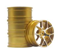 Piezas EspecíFicas RC para 94122 94123 FW06 D3 D4 4 Uds. 1 Juego Llanta Metal Aleación De Aluminio 52mm Adaptarse Al Modelo RC Carretera para Accesorios Coches Carreras(Golden)