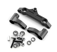 Piezas EspecíFicas RC para Arrma para Kraton 8S para Outcast 8S 1/5 Conjunto De Dirección De Metal Juego De Manivela De Dirección Piezas De Actualización De Coche RC Accesorios(Black)