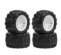 Piezas EspecíFicas RC para Arrma para Typhon para Grom para Granite 1/18 4 Ruedas Hexagonales De 12 Mm para Coche RC Piezas Mejora Reparación Y Accesorios Modificados(White)