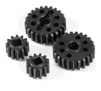 Piezas EspecíFicas RC para Axial para SCX10 III AR45P para Capra F9 Supershafty CP44 15T/20T 14T/21T 12T/23T Conjunto Engranajes Portal Acero Accesorios RC(12T 23T)