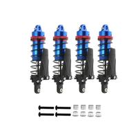 Piezas EspecíFicas RC para Axial para SCX10 para Traxxas para TRX4 para Redcat Gen8 1/10 Amortiguador Metálico De Aceite Piezas De Mejora para Coche RC Crawler(Blue,90mm)
