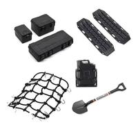 Piezas EspecíFicas RC para Axial para Traxxas para MST para SCX10 90046 para KM D90 TF2 para TRX-4 para TRX-6 1/10 Caja Almacenamiento Herramienta Decoración Piezas Coche RC(Black)