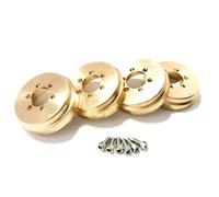 Piezas EspecíFicas RC para Axial para Traxxas para TRX4 para SCX10 90046 D90 TF2 1,9 2,2 Pulgadas Llantas 4 Uds Latón 65g Pieza De Actualización Interna RC