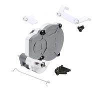 Piezas EspecíFicas RC para FMS para FCX24 Power Wagon para FCX18 para LC80 K5 para Blazer 1/24 Caja Cambios Transmisión Metal con Soporte Pieza Trepador Control Remoto(Gray 1SET)